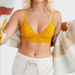 Aerie Yellow Strappy Bralette